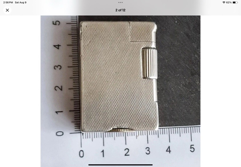 1946 Sterling Silver Bach & Cooper Lighter Hallmarked RARE Fully Functional Item image 7