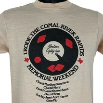 Rode The Comal River Rapids Vintage 80s T Shirt Tubing Texas Made In USA... - £35.41 GBP