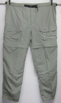 Rei Thaw Mens (Xl) W47 L34 Green Convertible Belted Cargo Pants Zip Ankle 6 Pkts - £25.48 GBP