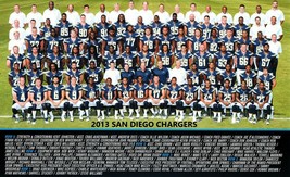 2013 SAN DIEGO CHARGERS 8X10 TEAM PHOTO FOOTBALL PICTURE NFL WIDE BORDER - £3.86 GBP
