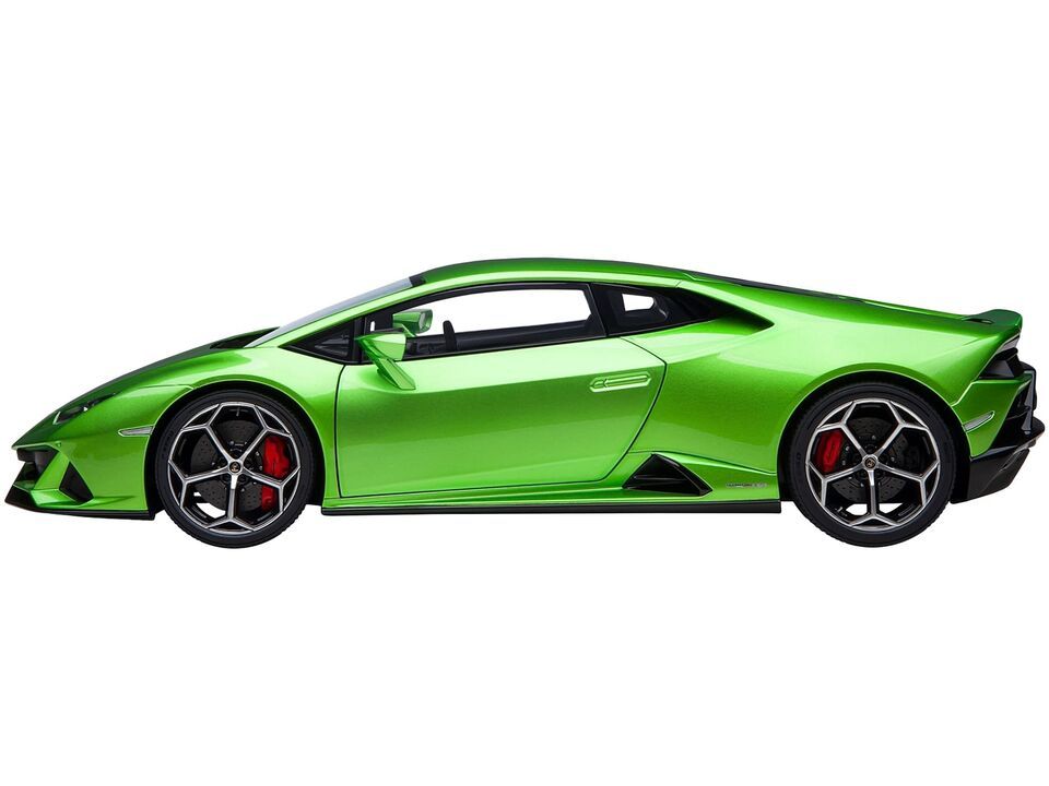 Primary image for Lamborghini Huracan EVO Verde Selvans Green Metallic 1/18 Model Car by Autoart