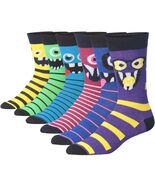 JAMES FIALLO Mens 6-Pack Whimsical Waves Chic Horizontal Striped &amp; Hexag... - $14.69