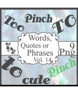 Words, Quotes or Phrases Vol. 14 - £0.98 GBP