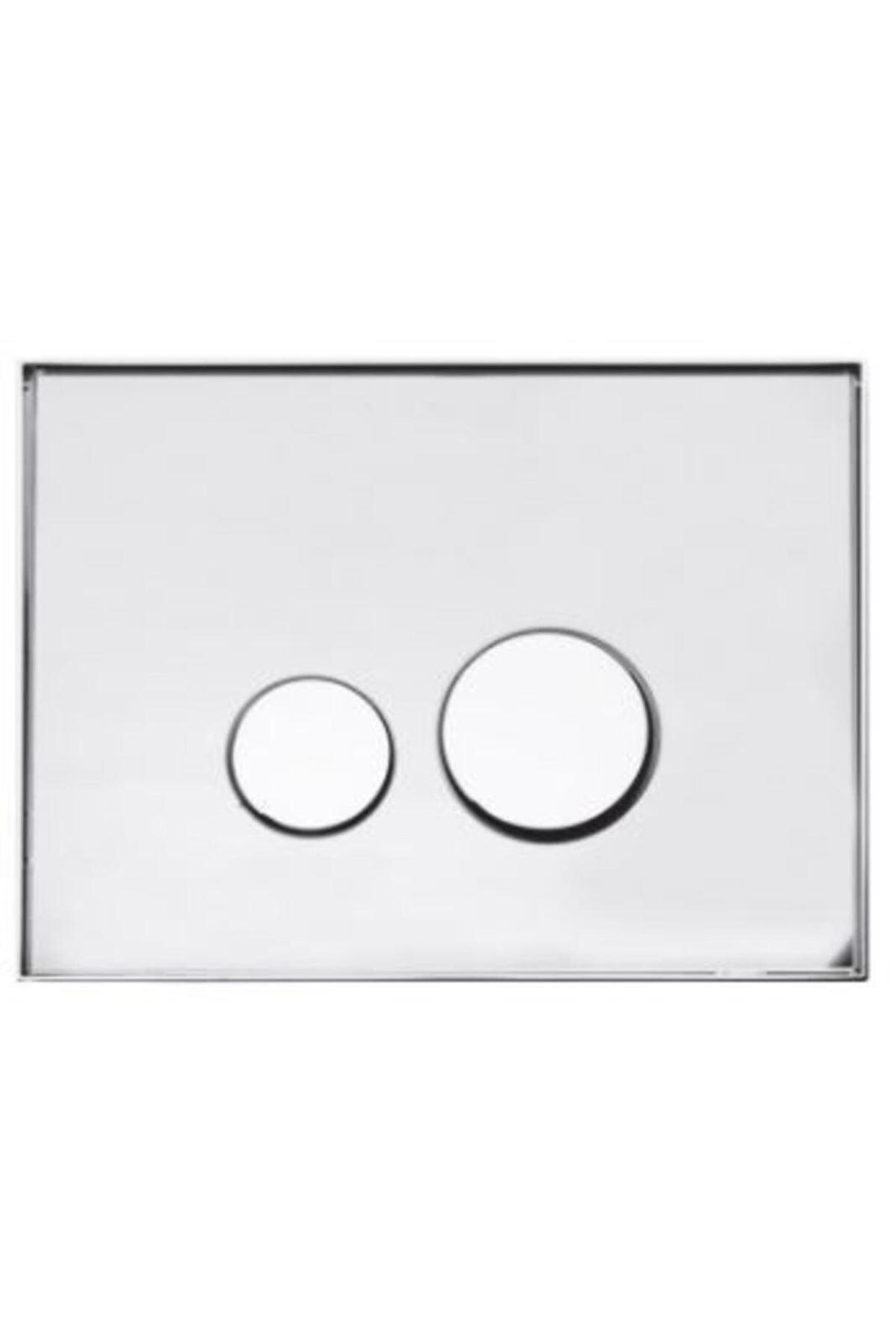 Siamp Theme Recessed Cistern Button Mirrored Glass Luxury Button - Other