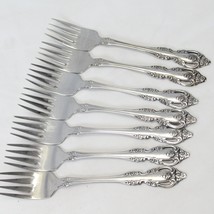 Oneida Brahms Salad Forks Community Stainless 6.875&quot; Lot of 7 - £46.18 GBP