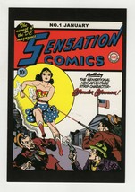 Sensation Comics #1 4x5&quot; Cover Postcard 2010 DC Comics Wonder Woman - £7.81 GBP