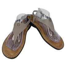 UGG Sefina Sandals Taupe 11 Leather Buckle Straps Slingback 3132 - £31.06 GBP