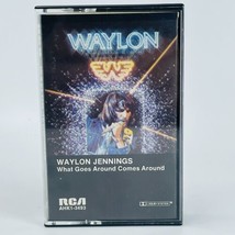 Waylon Jennings What Goes Around Comes Around Country Music Cassette Tape VTG - £9.98 GBP