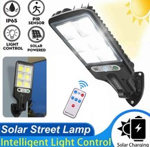 600W Led Solar Flood Light Motion Sensor Security Wall Street Yard Outdo... - £17.30 GBP