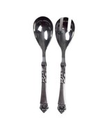 Frigast Danish Crown Sterling Silver Stainless Steel Salad Serving Set N... - $69.92