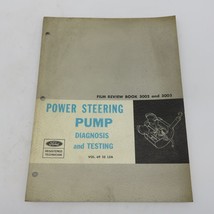 1968 Ford Service Training Handbook Power Steering Pump Diagnosis 3002 3... - $5.85