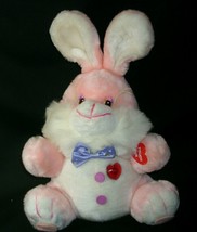 15&quot; Vintage 1986 Mwi Pink Bunny Rabbit Musical Stuffed Animal Plush Toy Easter - £44.74 GBP