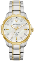 Bulova Marine Star Womens Diamond Watch 98P227 - £389.19 GBP