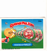 Wacked-up WALLY #209a - Garbage Pail Kids 1986 Trading Card - £1.59 GBP