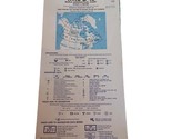 Vintage 1982 World Aeronautical Chart Canada WAC D-13 - $12.24