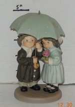 2000 KA #630519 Pretty As A Picture &quot;Love Weathers all Storms&quot; Rare Enesco - £57.56 GBP