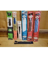 Vintage Metal Zipper Lot of 7 SERVAL TALON J&amp;P COATS &amp; CLARK  6&quot; 10&quot; 12&quot;... - $28.90