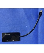 OMORC 3-in-1 Mini DisplayPort to DVI VGA DHMI TV adapter Thunderbolt Cable - $12.96 CAD