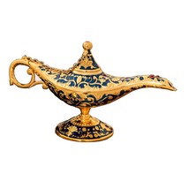 Vintage Magical Legend Aladdin&#39;s Genie Lamp Rare Classic Arabian Costume... - $49.49