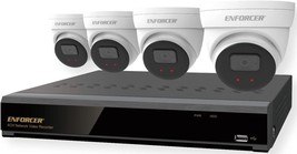 Seco-Larm DRN-K104-04 Enforcer NVR &amp; Camera Kit, 9 AI Functions, 8 Sensor Inputs - £367.29 GBP