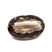 Enorme Coleccionable 126.1Ct Natural Cuarzo Fumé Cristal Ovalado Piedra Preciosa - £46.90 GBP