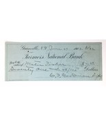 Farmers National Bank Antique Check 1903 Granville New York - $15.00