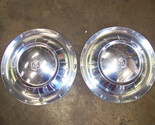 1954 PLYMOUTH SAVOY HUBCAPS WHEELCOVERS 15&quot; PAIR OEM #1538828 - $80.99