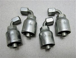 13943-4-6 Hose Fitting 3/8&quot; x 1/4&quot; Female JIC Qty 4 New - £29.92 GBP