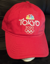 United States Olympic Team Hat Tokyo 2020 red baseball style adjustable back - £8.11 GBP