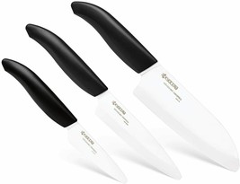 Kyocera FK-3PC BK 3Piece Advanced ceramic Revolution Series Knife Set - £60.03 GBP