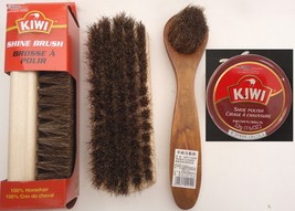 KIWI BROWN  SHOE POLISH CREAM KIWI SHINE BRUSH &amp; DAUBER, SELECT: Items - £7.77 GBP+