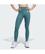 Adidas Women's Optime Essentials 7/8 Leggings - Teal White - X-Large - $45.99