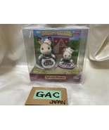 NEW Sylvanian Families Chocolate Rabbit PAIR SET Flare &amp; Clem House Embr... - $57.66