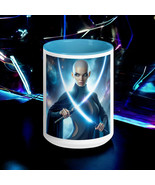 Galactic Warrior Mug | Sci-Fi Female Fighter with Dual Energy Swords - €13,84 EUR+