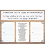 Instant Download of 30 Printable Journal Pages and over 400 Journal Prom... - $2.00