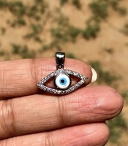 925 Silver Evil Eye Protection Pendant Amulet Nazariya Mother of Pearl Jewelry16 - £16.43 GBP