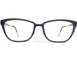 Lindberg Eyeglasses Frames 1146 Col.AE12 Clear Shiny Purple Matte Gold 5... - £194.61 GBP