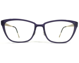 Lindberg Eyeglasses Frames 1146 Col.AE12 Clear Shiny Purple Matte Gold 54-16-135 - £193.49 GBP