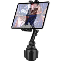 Cup Holder Car Tablet Mount, Ipad Mount Holder For Car/Truck, 360 Rotati... - £37.84 GBP