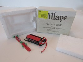 Dept 56 52337 Sled &amp; Skis Accessary Village D1 - $141.62 MXN