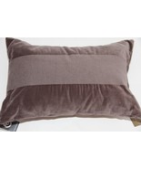 Vera Wang FLORAL JACQUARD Velvet Plum Purple Rectangle throw Pillow NWT ... - £60.45 GBP
