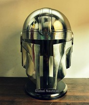 Mandalorian helmet Star wars Series Metal helmet With Liner Wearable helmet - $188.84