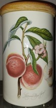 PORTMEIRION Pomona GRIMWOOD&#39;S ROYAL GEORGE Peach Storage Jar Canister 8 ... - $844.82 MXN