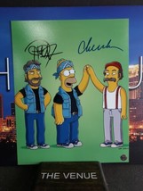 Cheech Marin &amp; Tommy Chong (Simpsons) Signed Autographed 8x10 photo - AUTO w/COA - £40.72 GBP