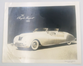 Vintage 1941 Chrysler Newport Dual Cowl Phaeton Car Promo Sepia Photo 8&quot;... - $12.19