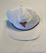 Birddogs Cap Hat Snapback White Cap Pink Bird Logo Blue Rope Adjustable  - £7.81 GBP
