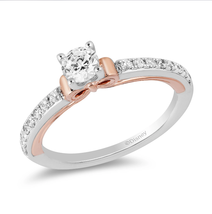 Enchanted Disney Fine Jewelry with 5/8 CTTW Diamond Snow White Engagement Ring - £57.53 GBP