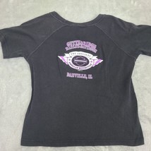 Harley Davidson Muskegon Womens Medium Danville, IL T-Shirt Vintage Shir... - $15.48