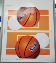 Sunkist Basketball Ball Logo Proof Preproduction Advertising Court Sign ... - £14.90 GBP