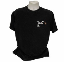 Vintage 90s Hanna Barbera Tom &amp; Jerry Size Large Embroidered T Shirt Tee - $22.20
